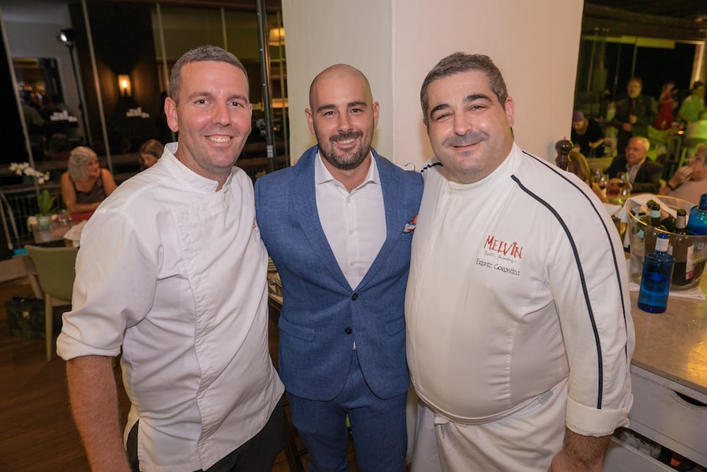 Sergio Fuentes Adrián Almirante Erlantz Gorostiza Abama Melvin luxury restaurant