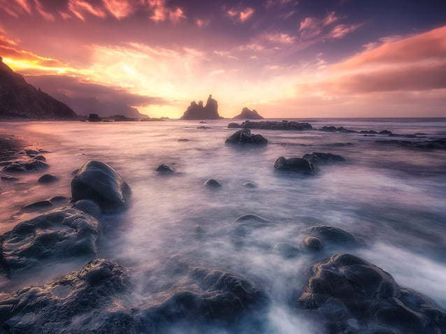 Lugares secretos Tenerife: playa de Benijo. Foto: Gustavo Tavio