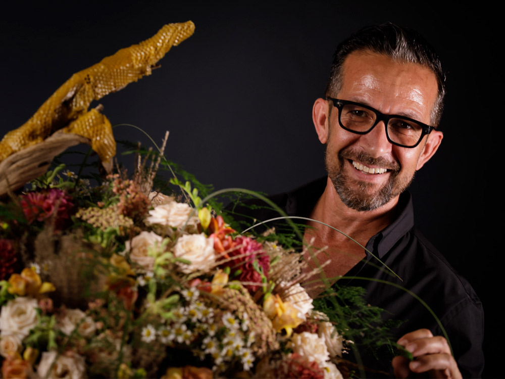 Carlos Curbelo, the floral artist who has marked Abama Tenerife