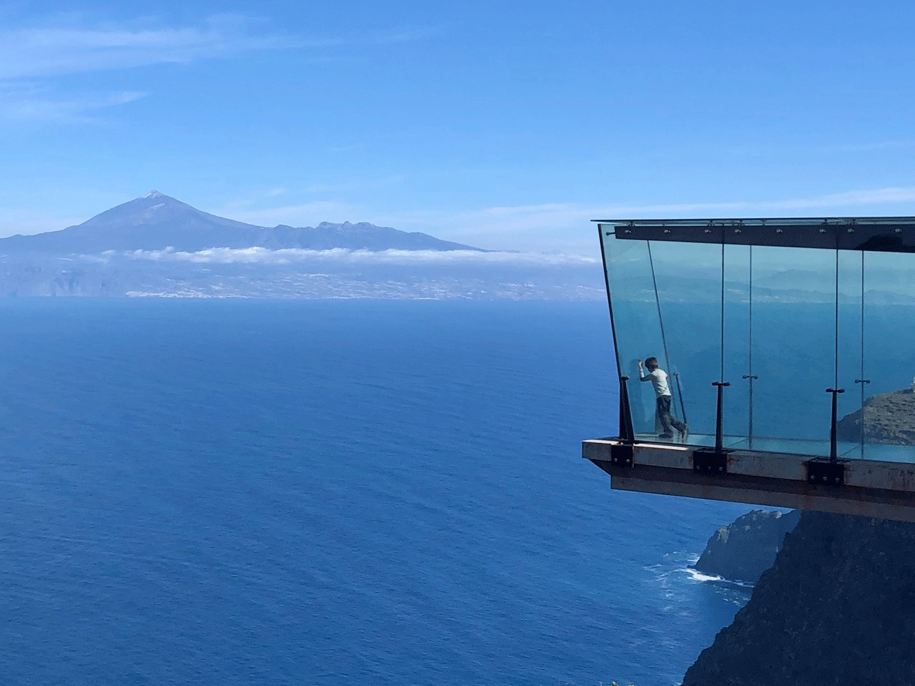 Mirador de Abrante in Agulo, one of the most beautiful towns in Spain