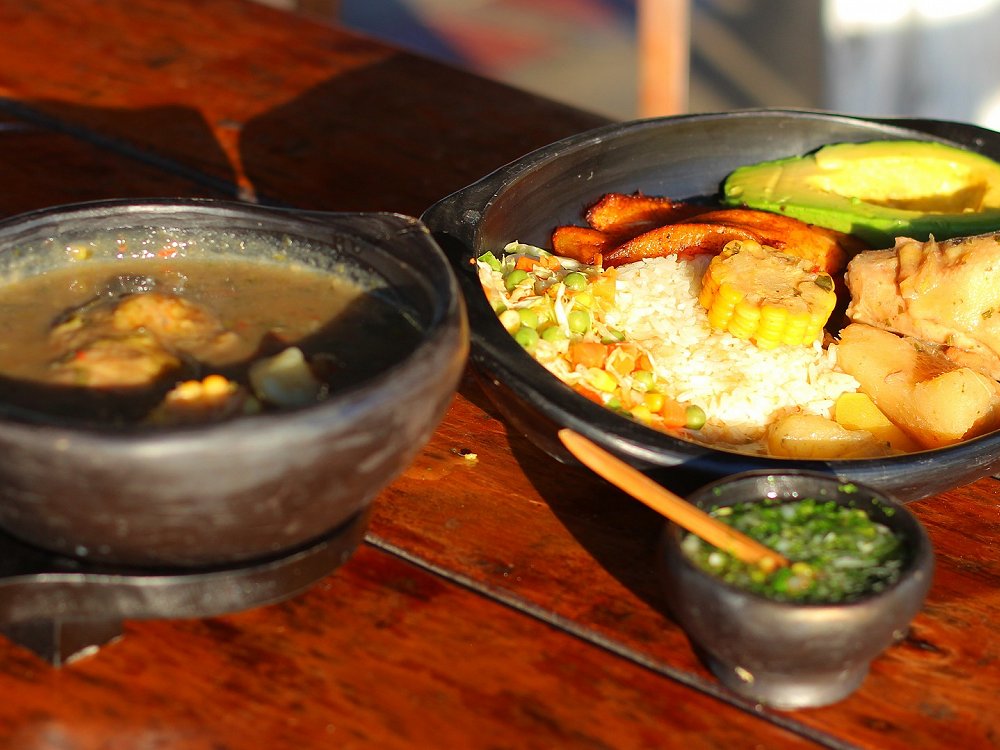 traditional food in Tenerife - Canary Islands sancocho